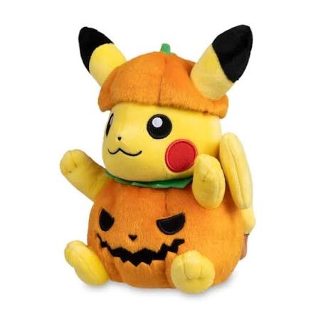 Pumpkin Pikachu Plushie