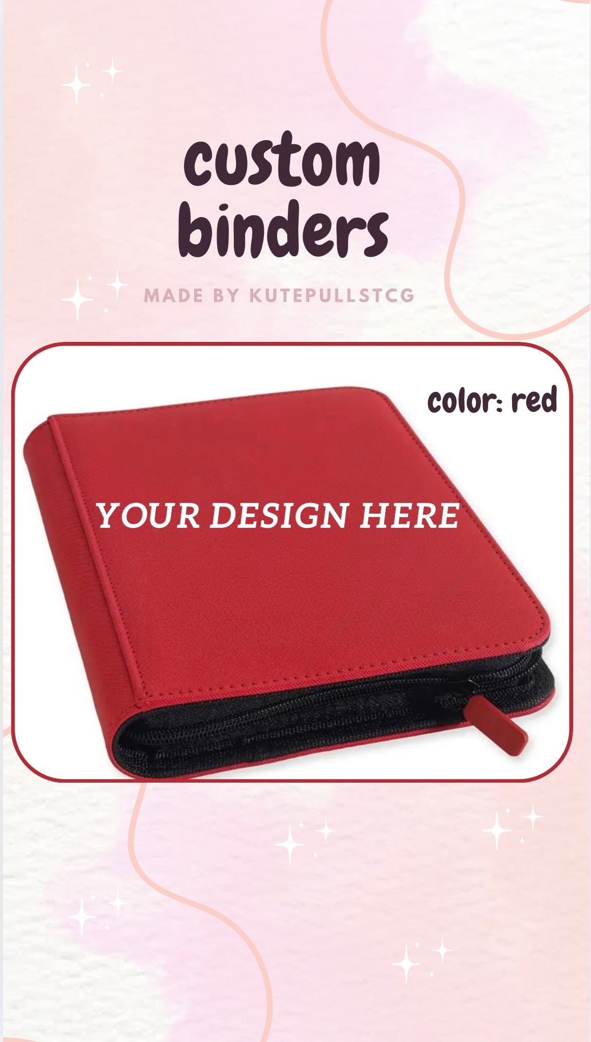 Custom 4-Pocket Binder