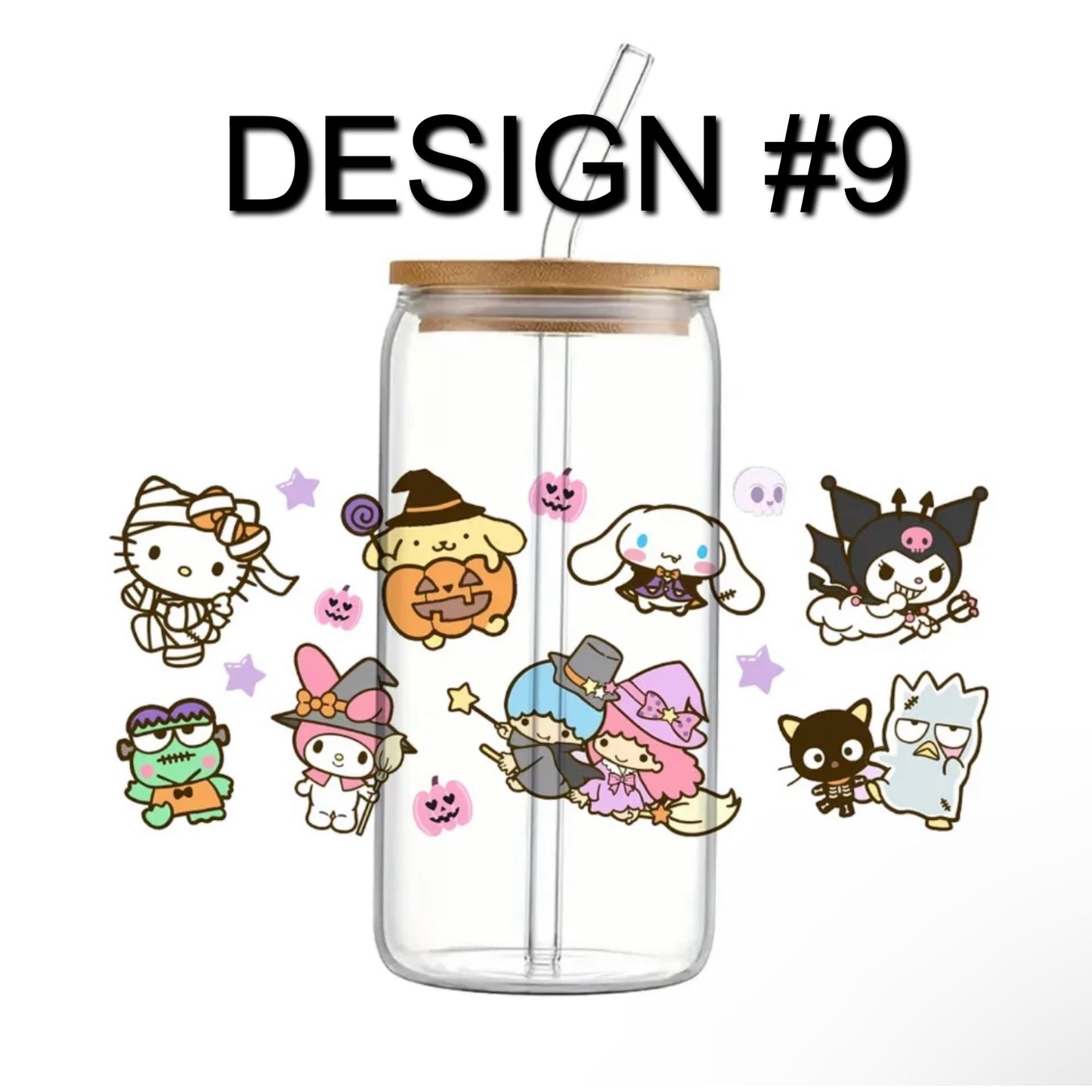 Hello Kitty/Sanrio 16 oz Glass Cup
