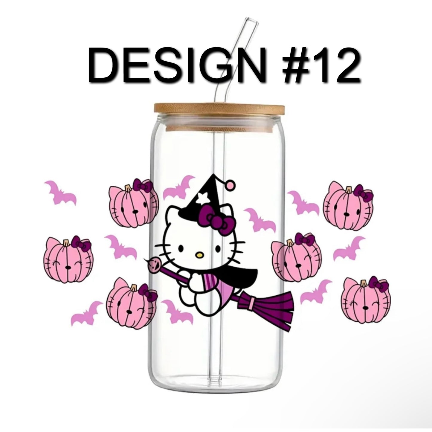 Hello Kitty/Sanrio 16 oz Glass Cup