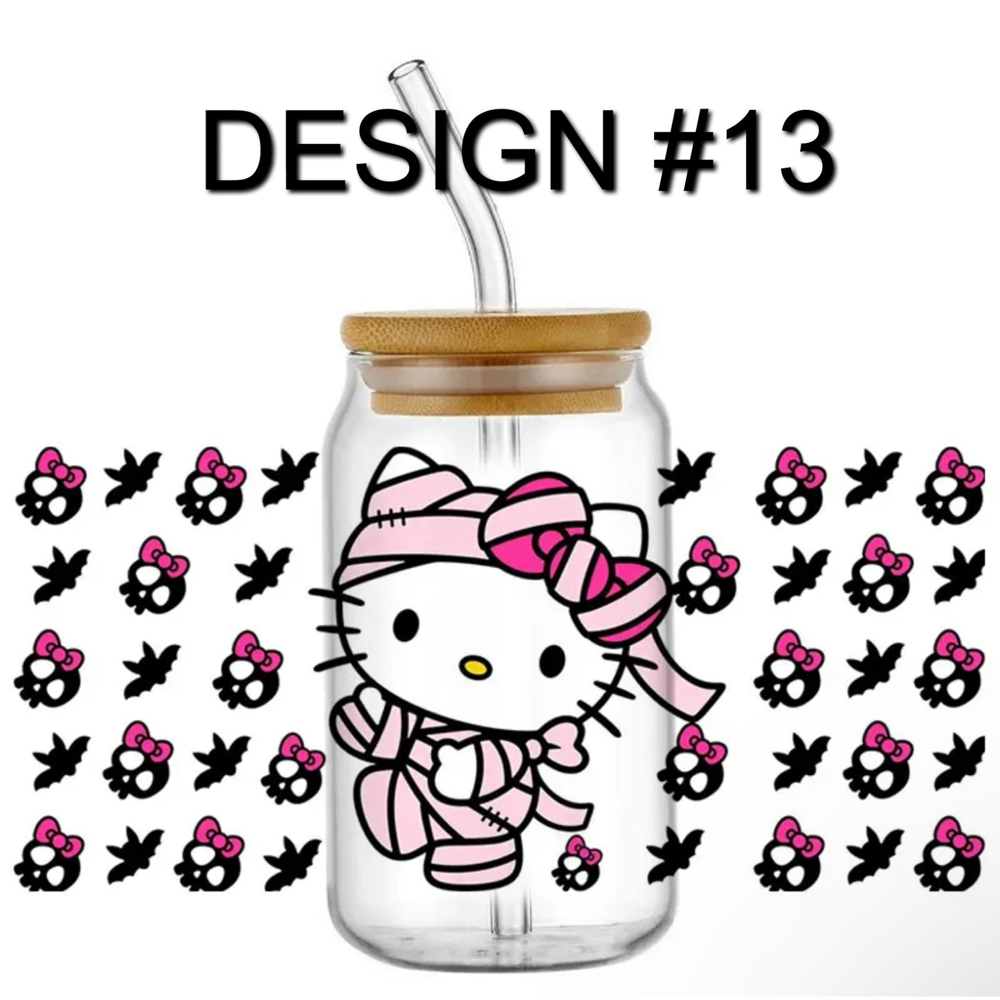 Hello Kitty/Sanrio 16 oz Glass Cup
