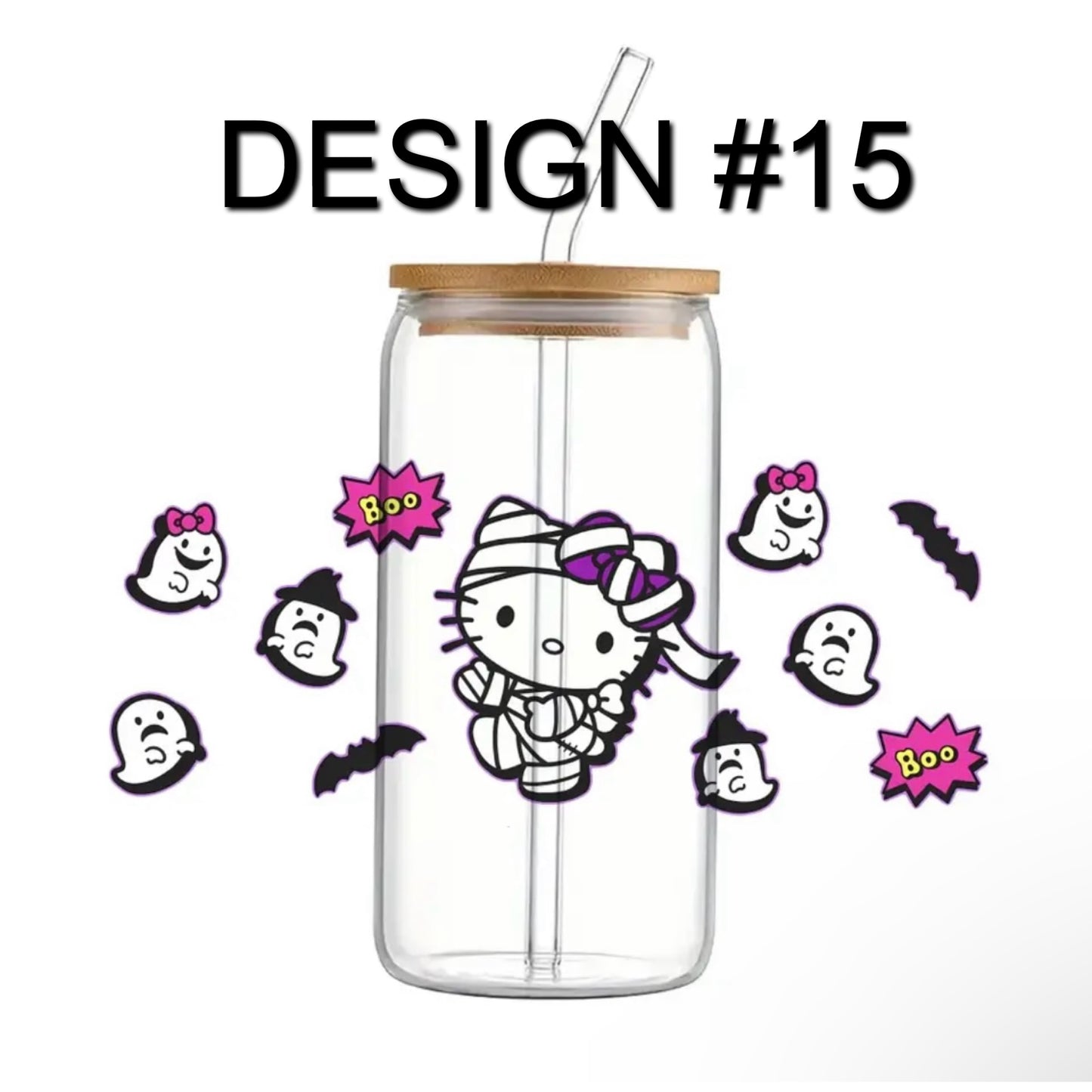 Hello Kitty/Sanrio 16 oz Glass Cup