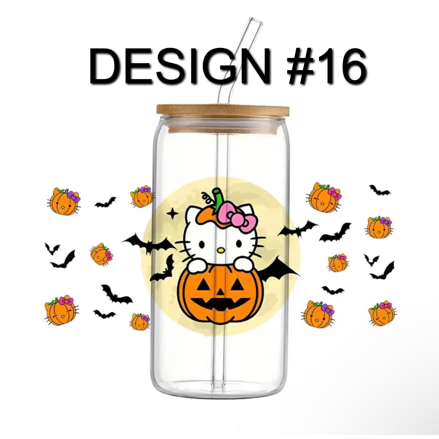 Hello Kitty/Sanrio 16 oz Glass Cup