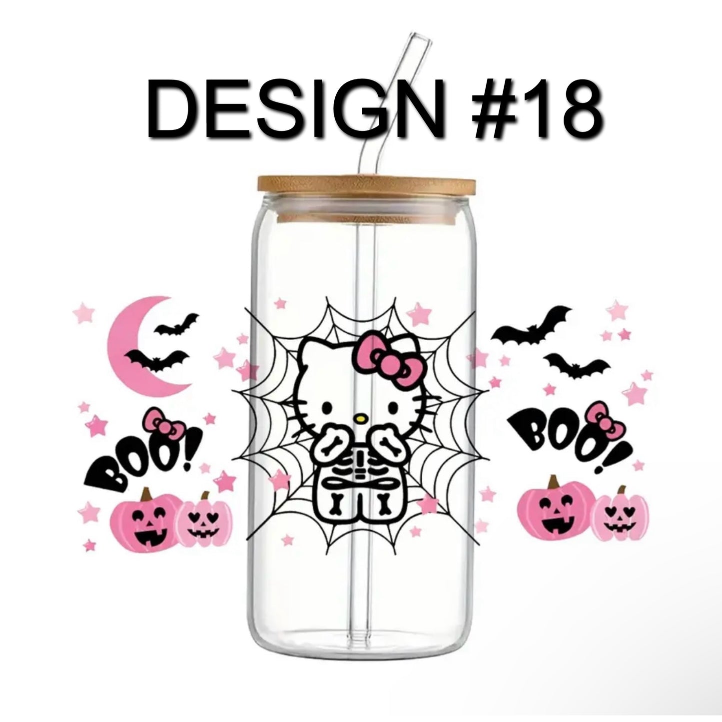 Hello Kitty/Sanrio 16 oz Glass Cup