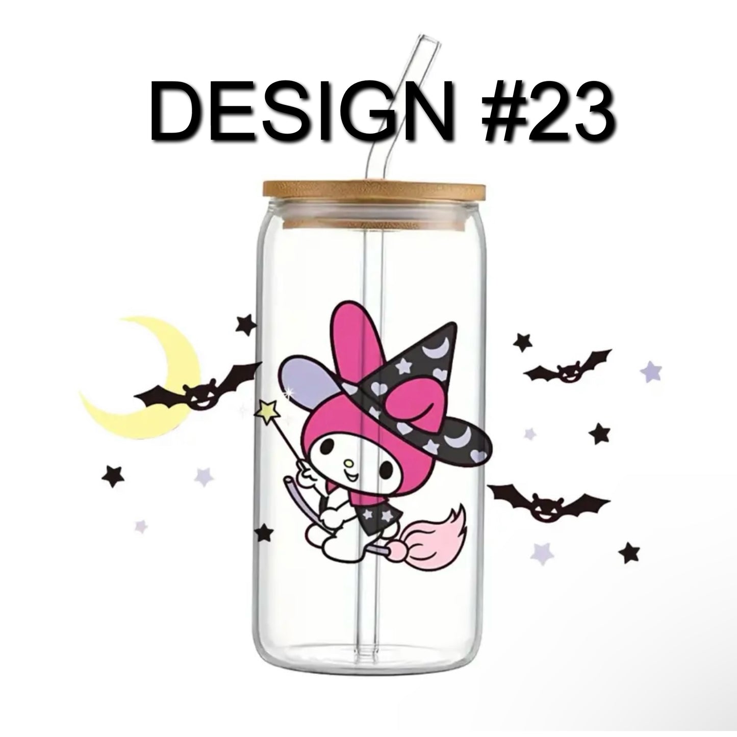 Hello Kitty/Sanrio 16 oz Glass Cup