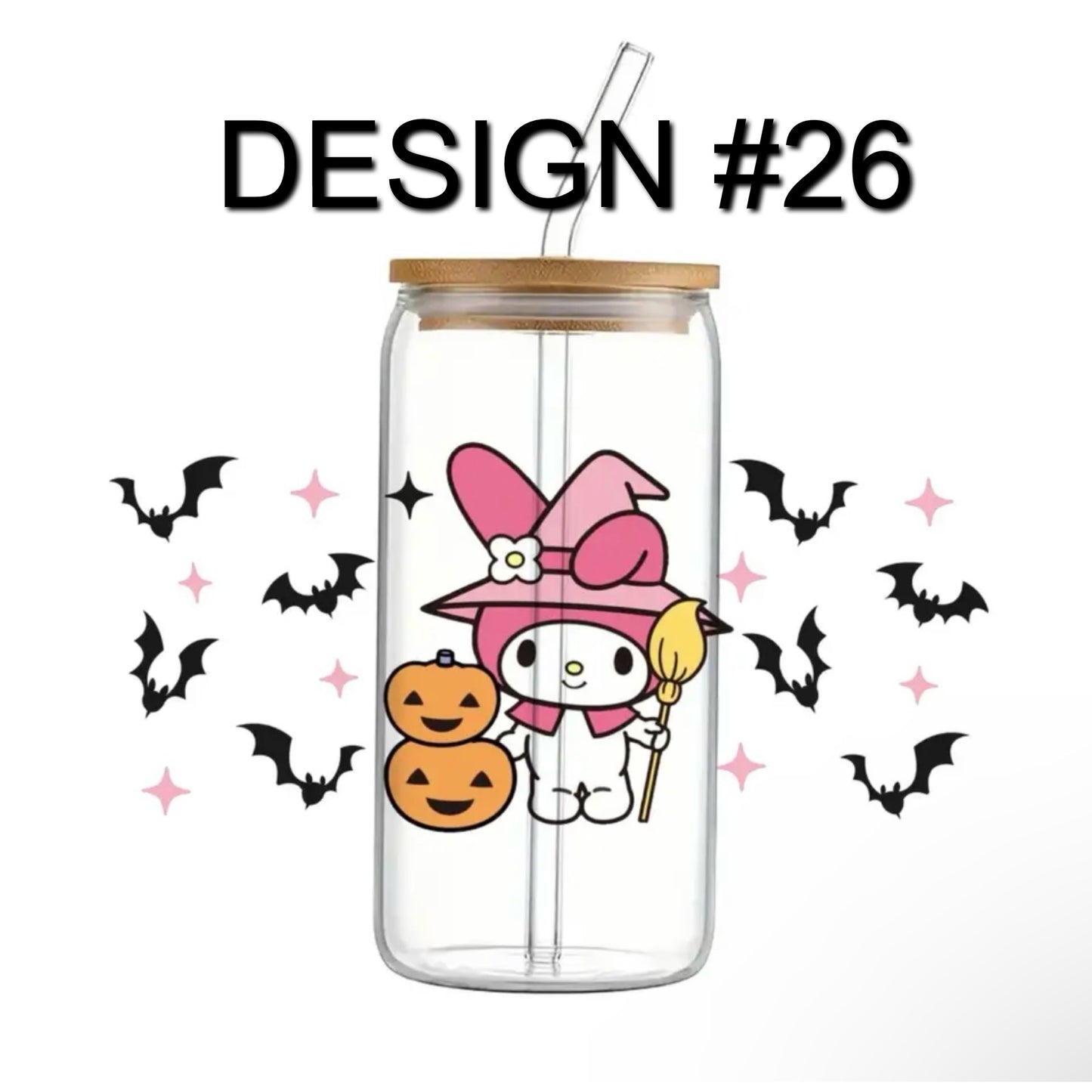 Hello Kitty/Sanrio 16 oz Glass Cup