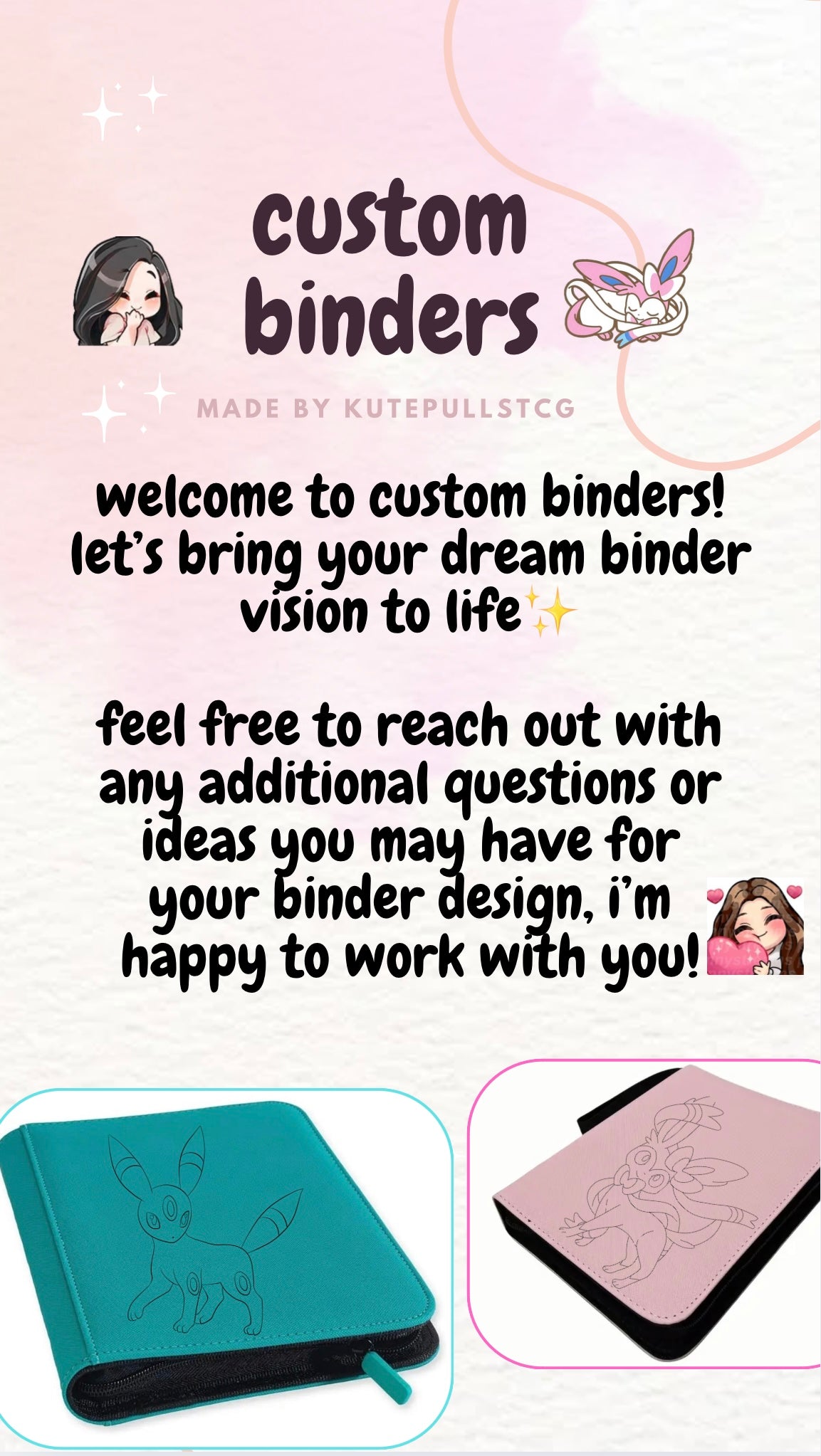 Custom 4-pocket Binders