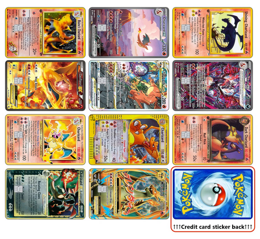 Pokemon Credit Card Skin Stickers (Charizard)