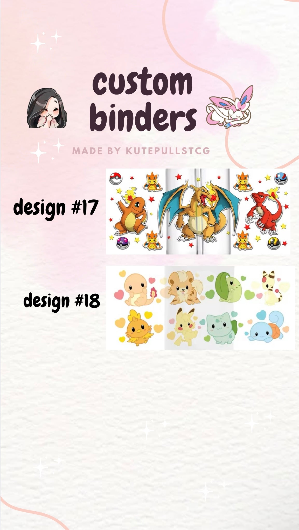 9 Pocket Custom Binder