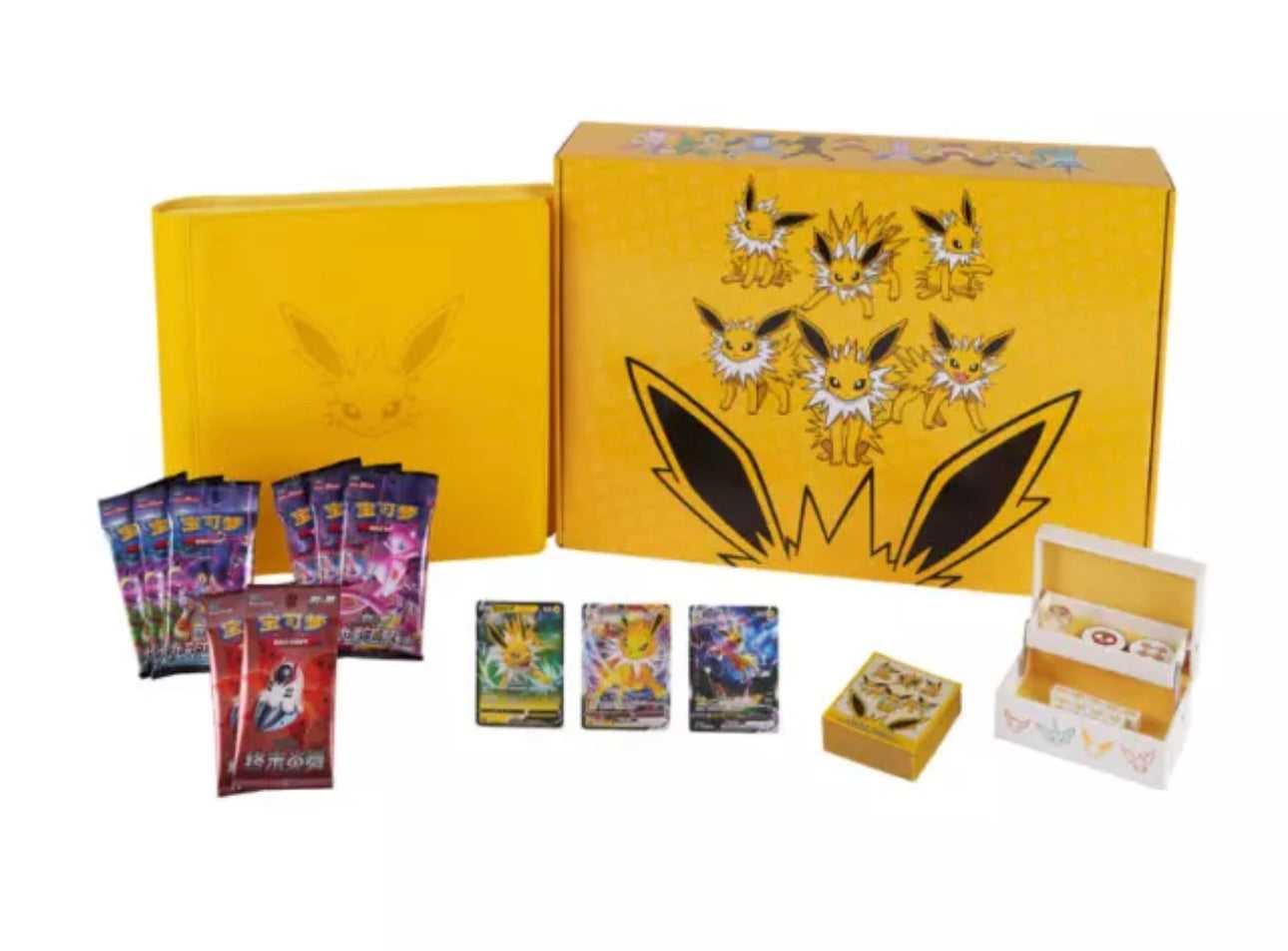 Pokemon Card Eevee (Chinese) Gift Box Flareon, Vaporeon, or Jolteon