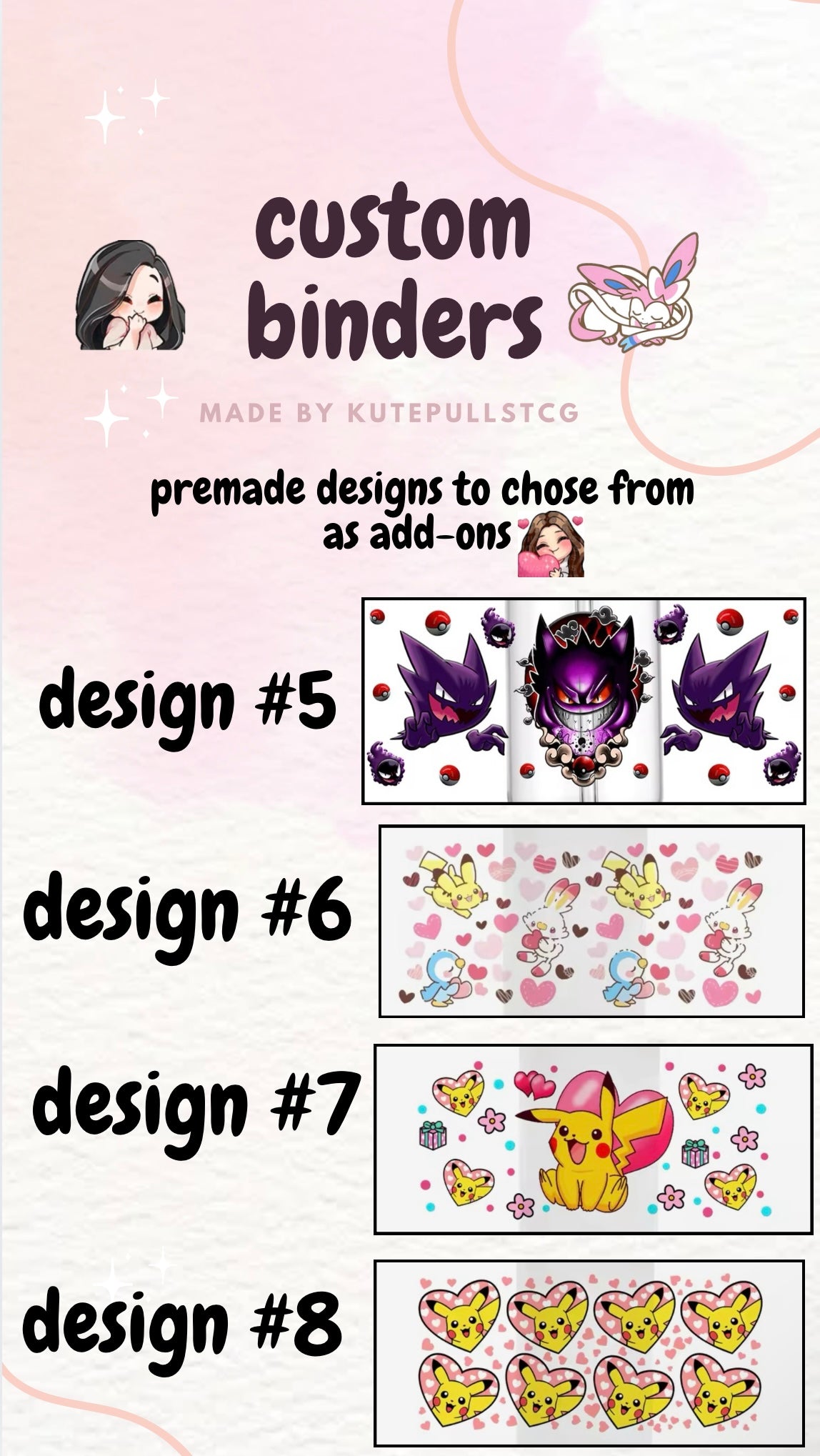 9 Pocket Custom Binder
