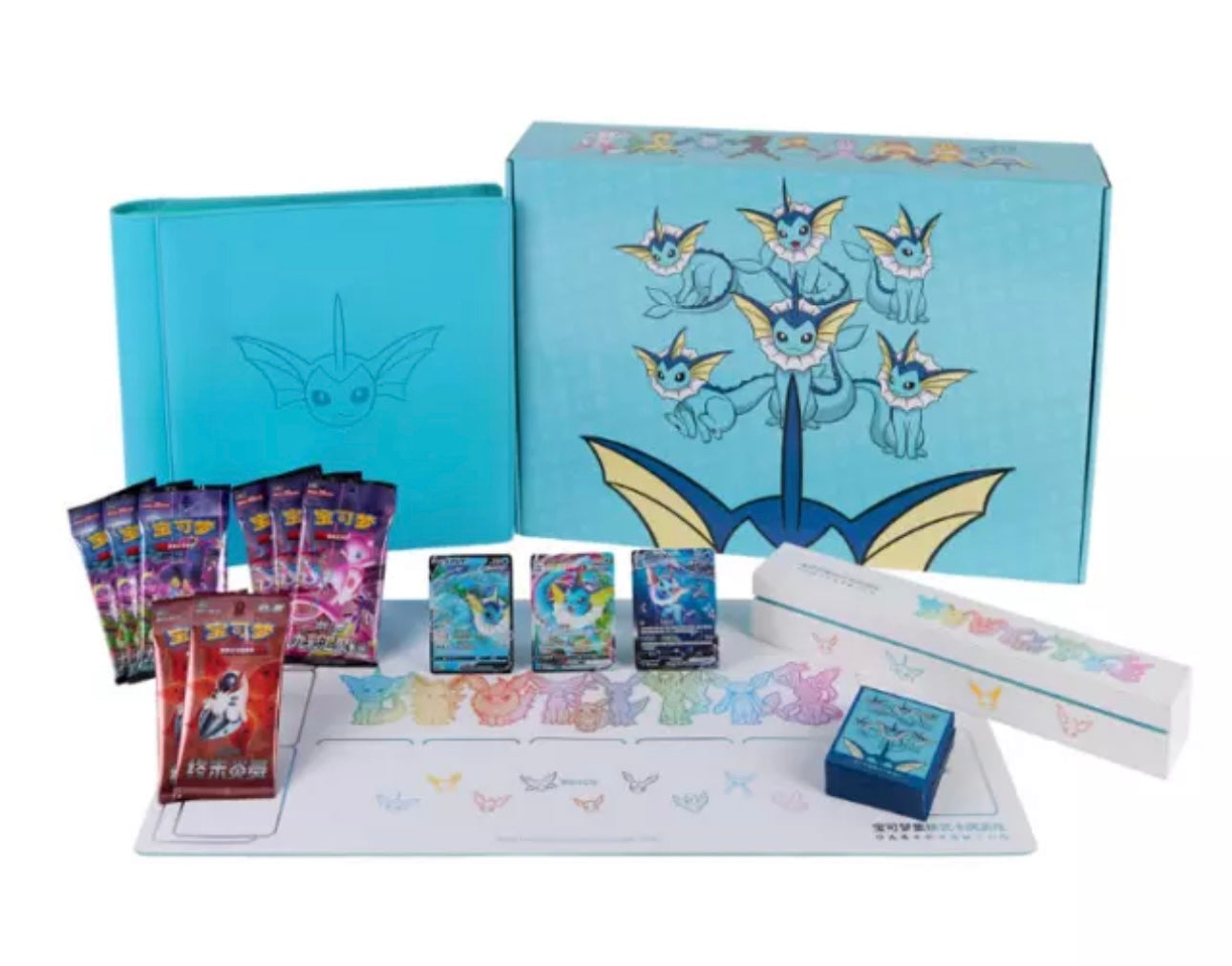 Pokemon Card Eevee (Chinese) Gift Box Flareon, Vaporeon, or Jolteon