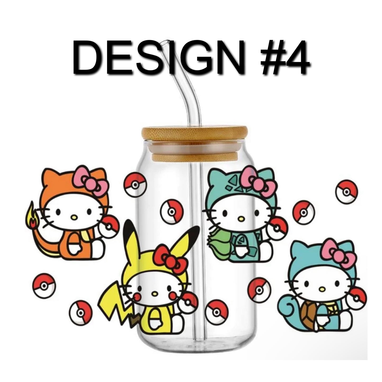 Pokemon Halloween 16 oz Glass Cup