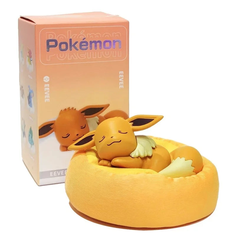 Pokemon Sleeping Desk Buddy Figures-Pikachu Jirachi Eevee Snorlax Bulbasaur