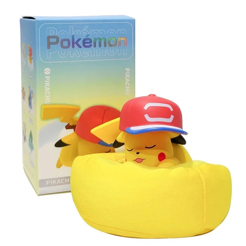 Pokemon Sleeping Desk Buddy Figures-Pikachu Jirachi Eevee Snorlax Bulbasaur