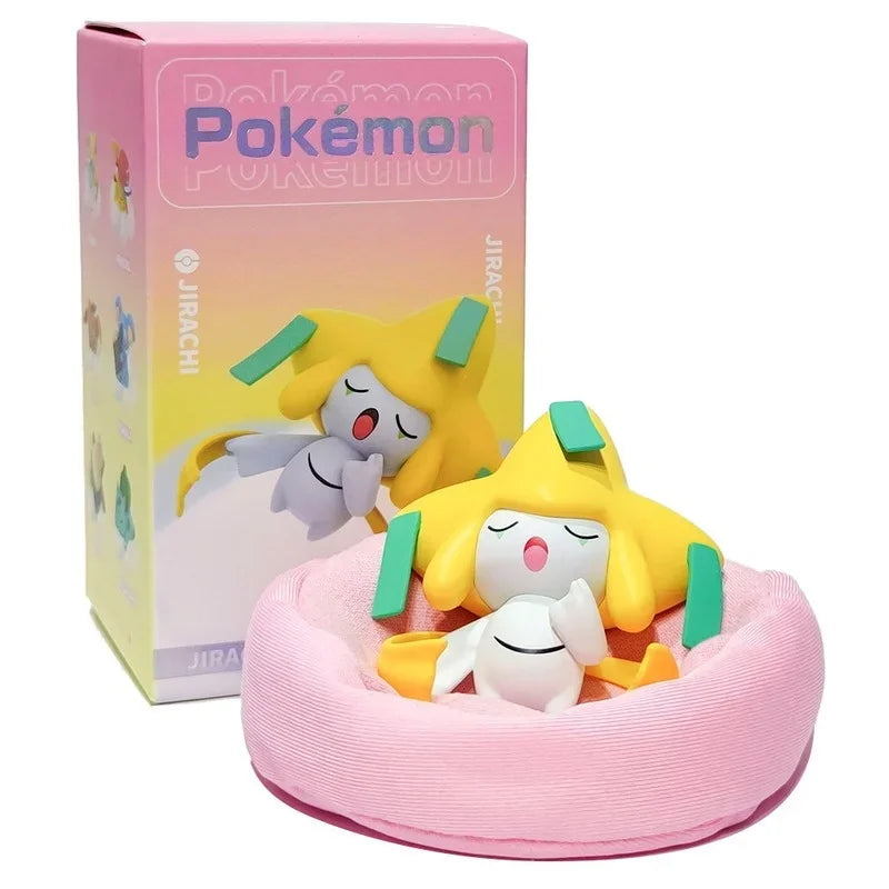 Pokemon Sleeping Desk Buddy Figures-Pikachu Jirachi Eevee Snorlax Bulbasaur